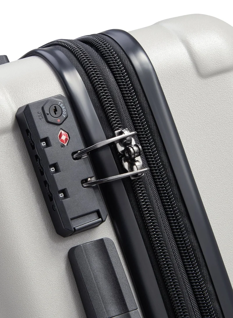 Jeep  JH004C 55 Cm Hardcase 4-Double Wheeled Expandable Cabin Luggage Trolley - Grey Drizzle  | Best Price UAE